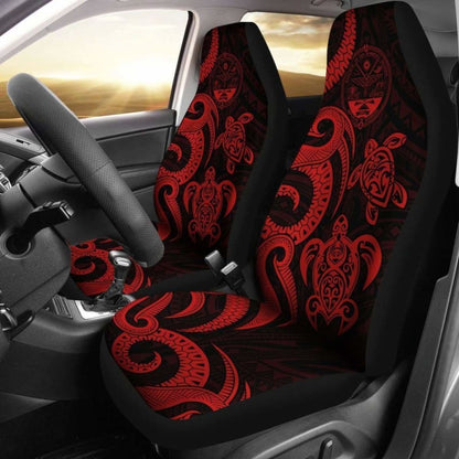Marshall Islands Car Seat Covers - Tentacle Turtle Red - 091114 - YourCarButBetter