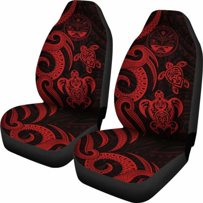Marshall Islands Car Seat Covers - Tentacle Turtle Red - 091114 - YourCarButBetter