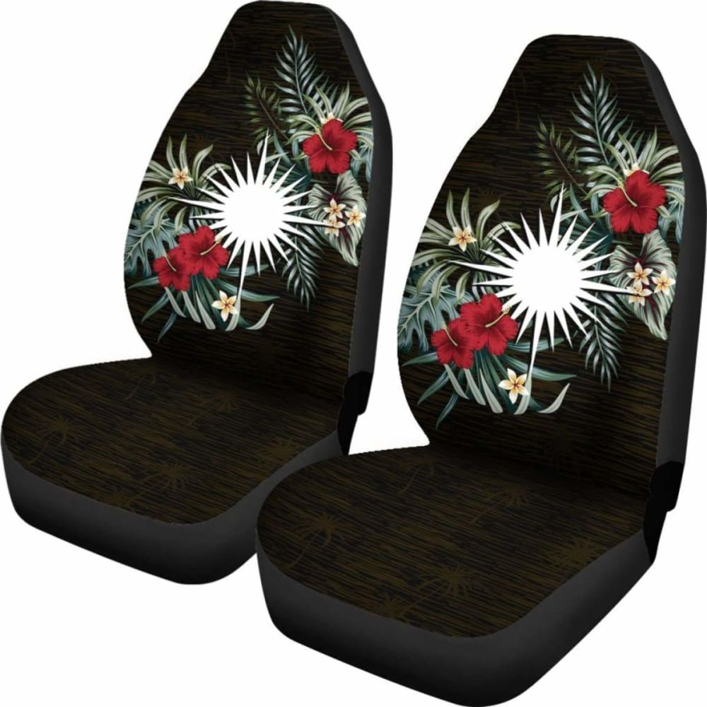 Marshall Islands Hibiscus Car Seat Covers 7 232125 - YourCarButBetter