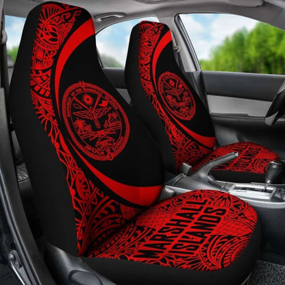 Marshall Islands Polynesian Car Seat Cover Circle Style 03 Amazing 105905 - YourCarButBetter
