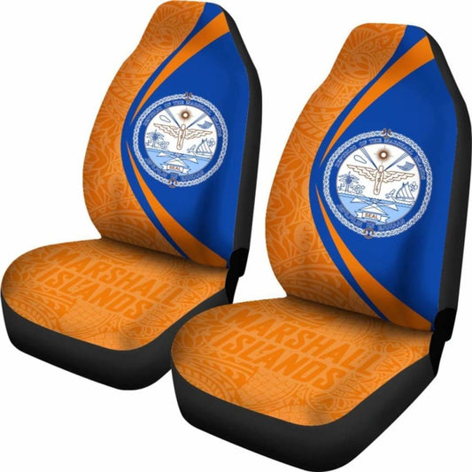 Marshall Islands Polynesian Car Seat Cover Circle Style 05 Amazing 105905 - YourCarButBetter