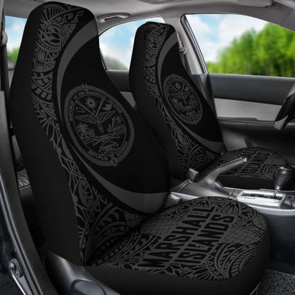 Marshall Islands Polynesian Car Seat Cover Circle Style Amazing 105905 - YourCarButBetter
