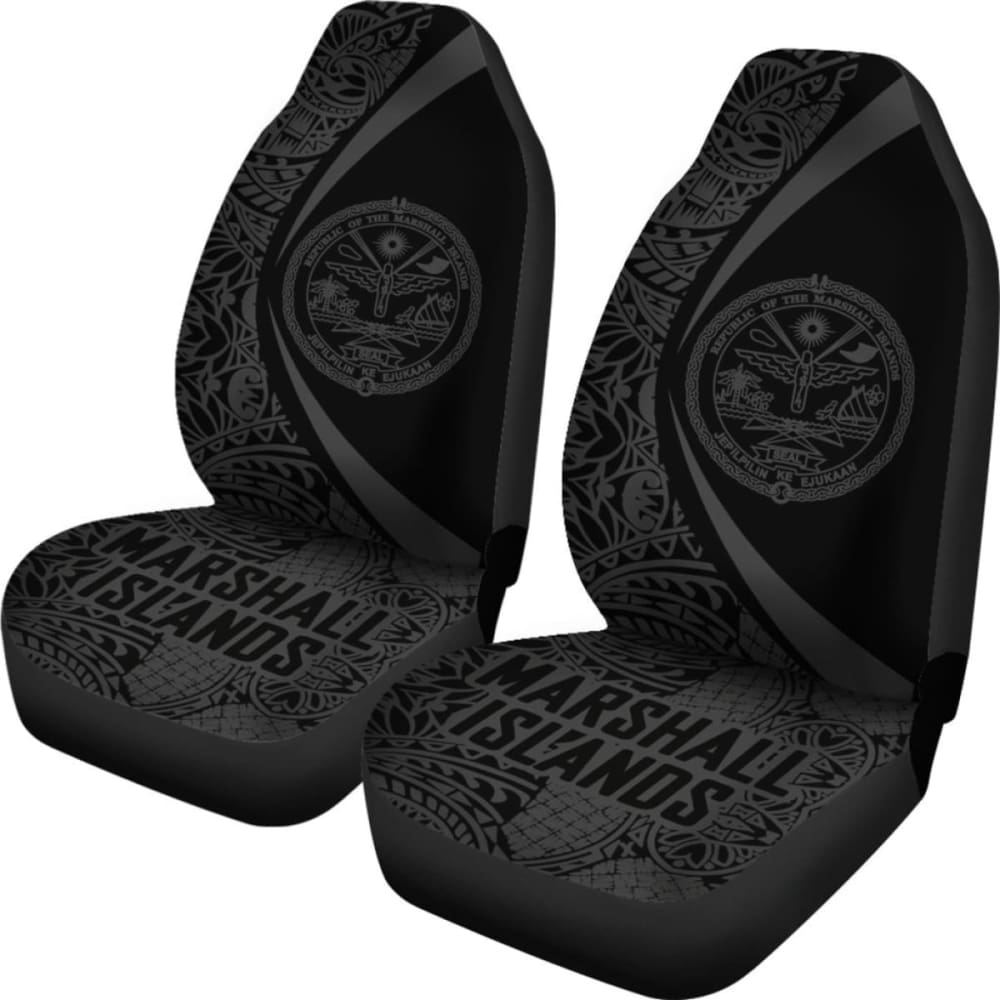 Marshall Islands Polynesian Car Seat Cover Circle Style Amazing 105905 - YourCarButBetter