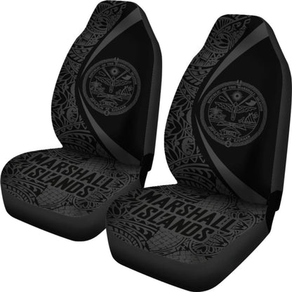 Marshall Islands Polynesian Car Seat Cover Circle Style Amazing 105905 - YourCarButBetter