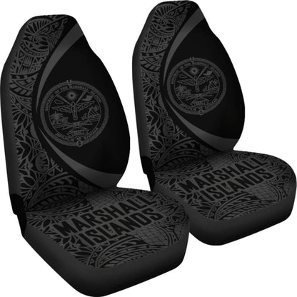 Marshall Islands Polynesian Car Seat Cover Circle Style Amazing 105905 - YourCarButBetter