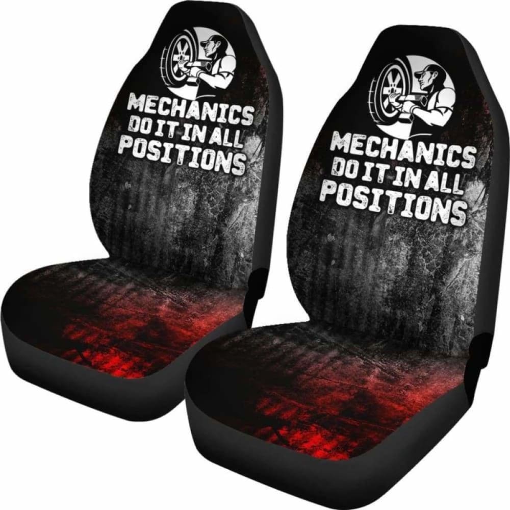 Mechanic Positions Car Seat Covers 174914 - YourCarButBetter