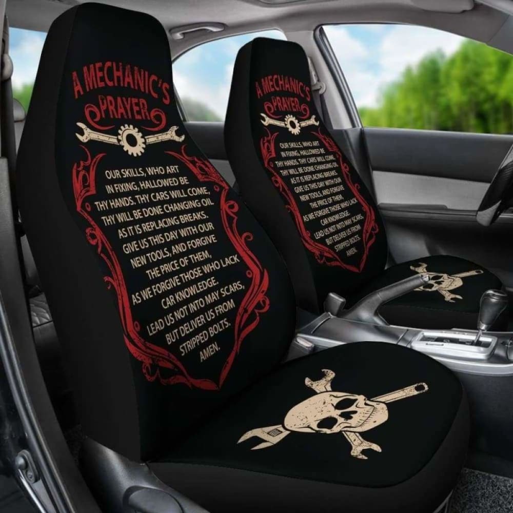 Mechanic’S Prayer Car Seat Covers 174914 - YourCarButBetter