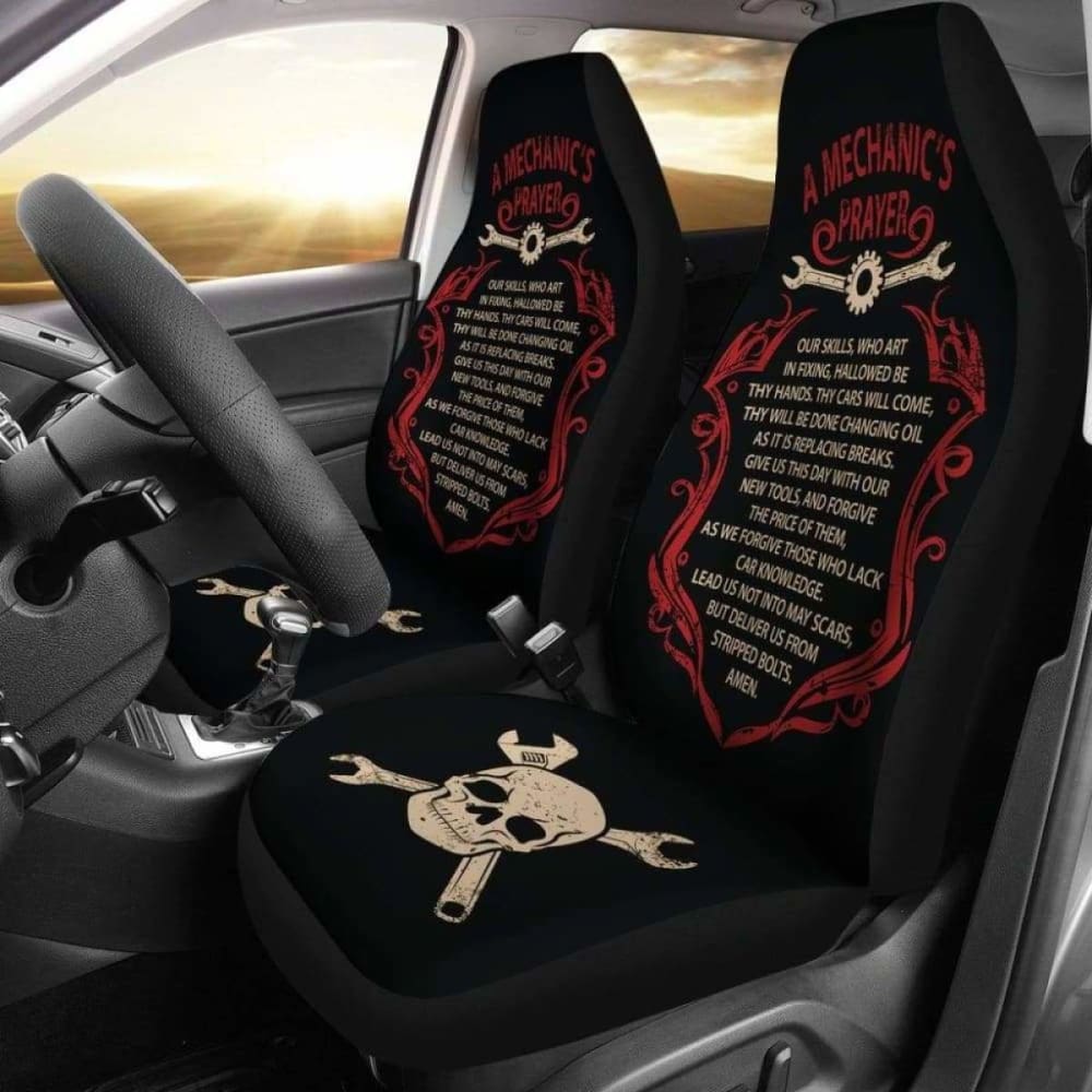 Mechanic’S Prayer Car Seat Covers 174914 - YourCarButBetter