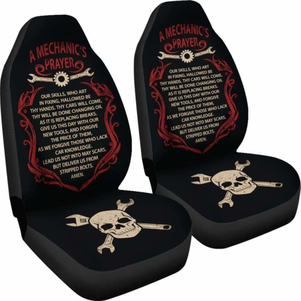 Mechanic’S Prayer Car Seat Covers 174914 - YourCarButBetter