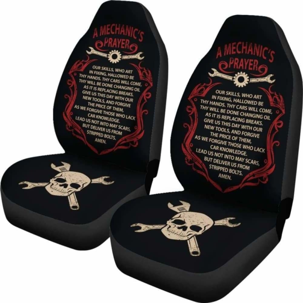 Mechanic’S Prayer Car Seat Covers 174914 - YourCarButBetter