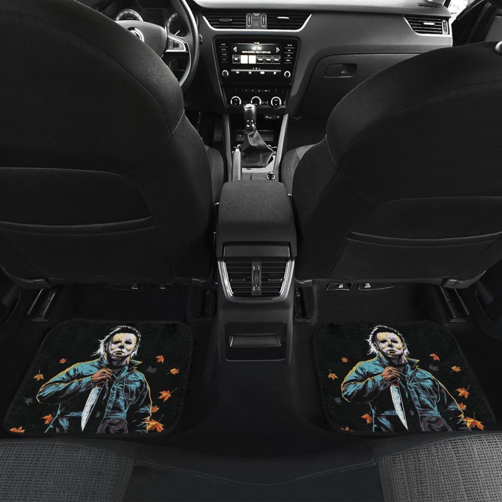 Michael Myers Art Halloween Car Floor Mats Movie Fan Gift 210101 - YourCarButBetter