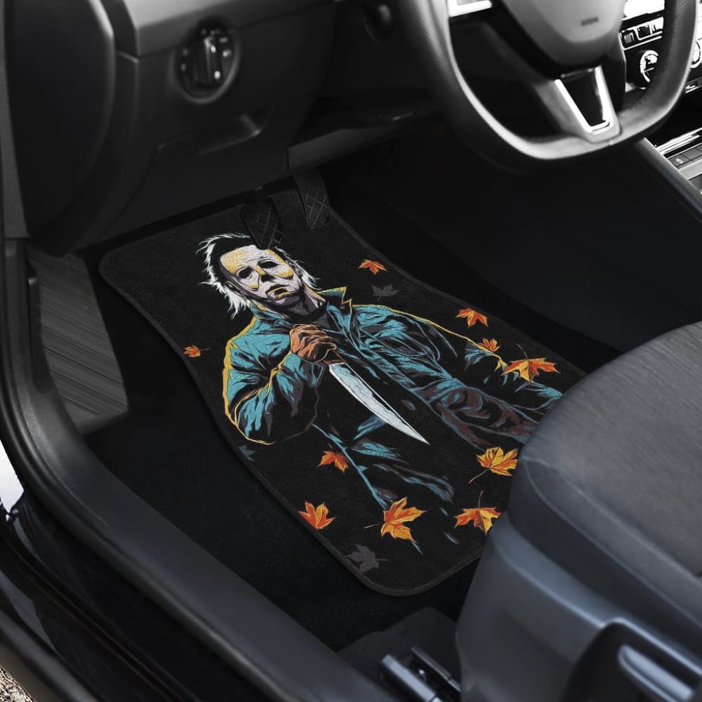 Michael Myers Art Halloween Car Floor Mats Movie Fan Gift 210101 - YourCarButBetter