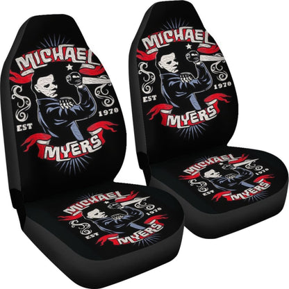 Michael Myers Art Halloween Car Seat Covers Movie Fan Gift 210101 - YourCarButBetter