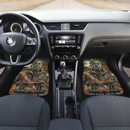 Michael Myers Halloween Car Floor Mats Movie Fan Gift 210101 - YourCarButBetter