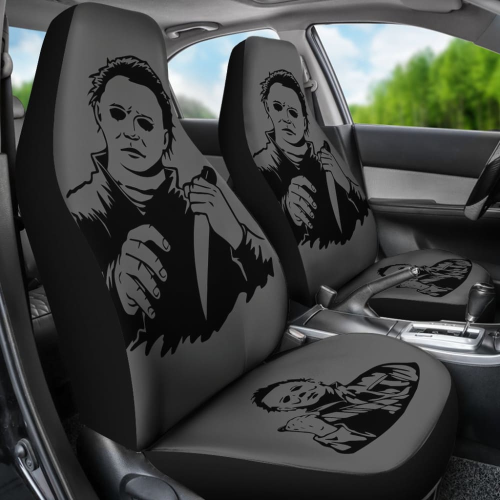 Michael Myers Halloween Horror Car Seat Covers 212903 - YourCarButBetter