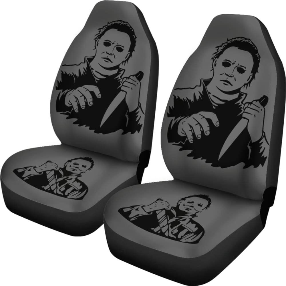 Michael Myers Halloween Horror Car Seat Covers 212903 - YourCarButBetter
