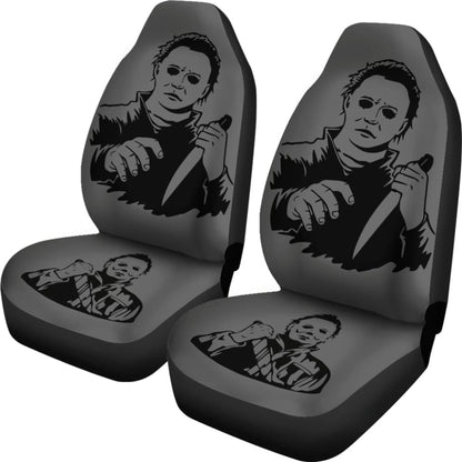 Michael Myers Halloween Horror Car Seat Covers 212903 - YourCarButBetter