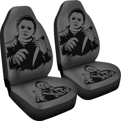 Michael Myers Halloween Horror Car Seat Covers 212903 - YourCarButBetter
