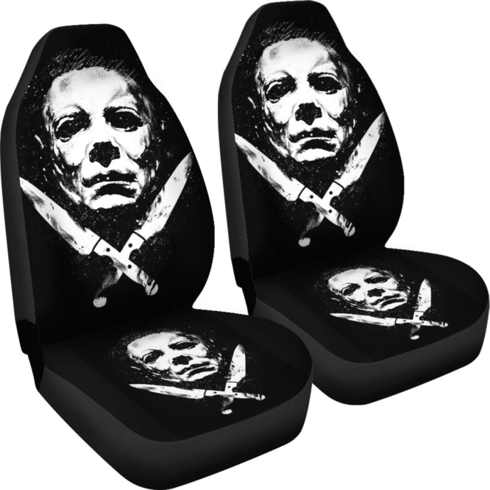 Michael Myers Horror Fan Gift Car Seat Cover 094209 - YourCarButBetter