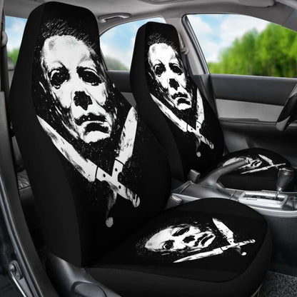 Michael Myers Horror Fan Gift Car Seat Cover 094209 - YourCarButBetter