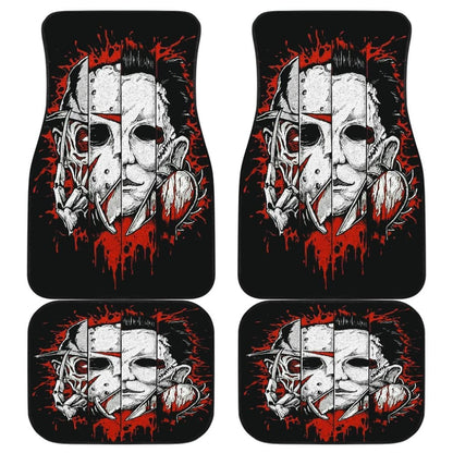 Michael Myers Jason Voorhees Freddy Krueger Leatherface Car Floor Mats 210101 - YourCarButBetter
