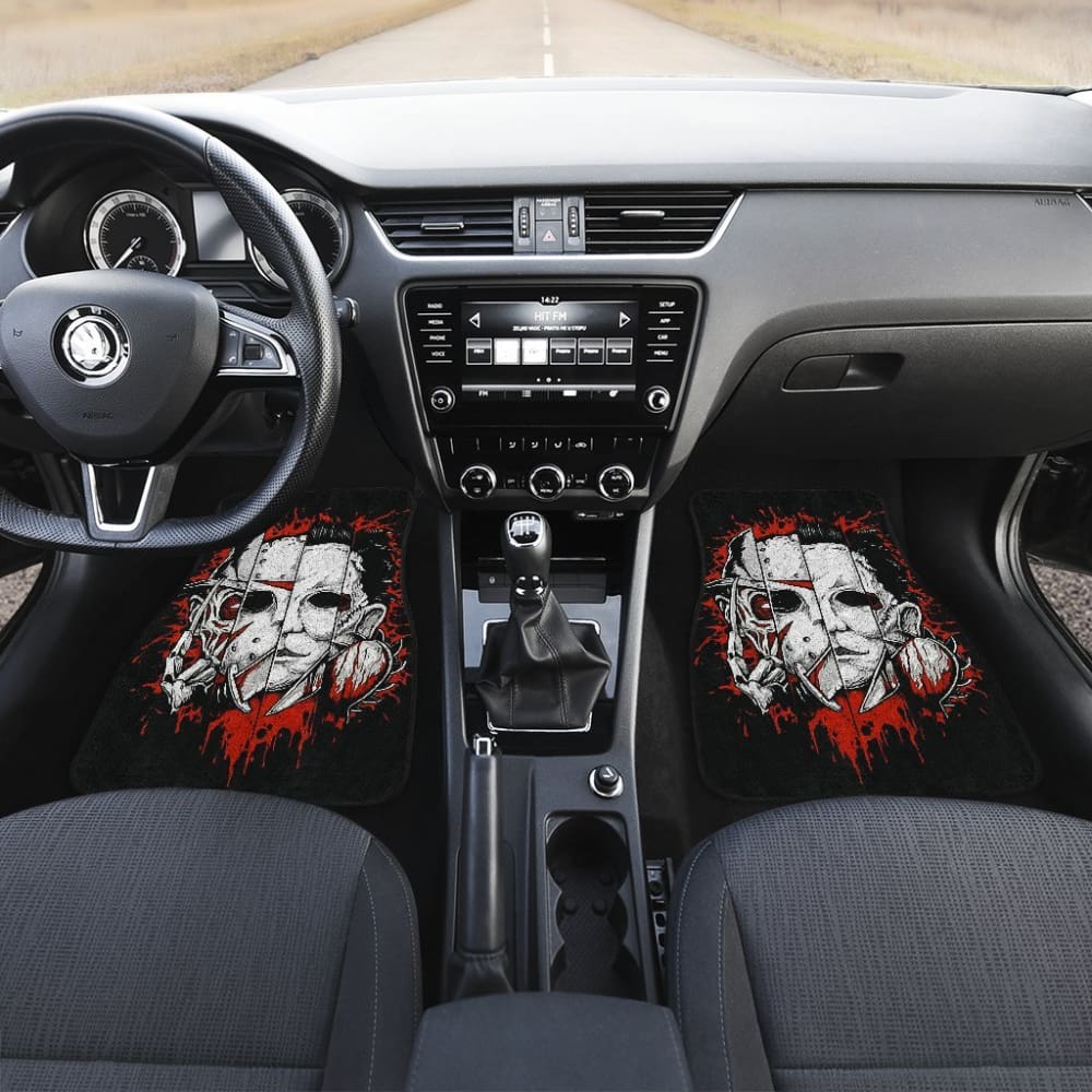 Michael Myers Jason Voorhees Freddy Krueger Leatherface Car Floor Mats 210101 - YourCarButBetter