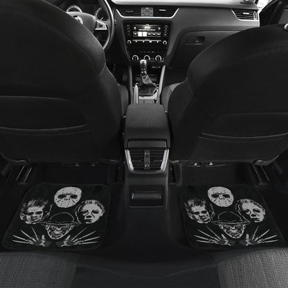 Michael Myers Jason Voorhees Freddy Krueger Leatherface Horror Car Floor Mats 210101 - YourCarButBetter