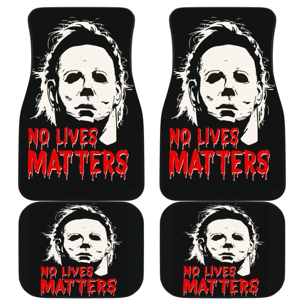 Michael Myers No Lives Mattters Car Floor Mats Movie 210101 - YourCarButBetter