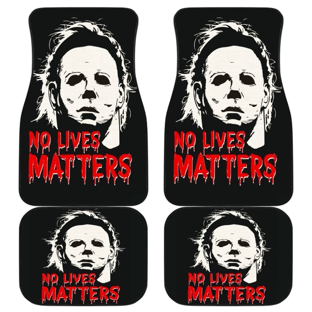 Michael Myers No Lives Mattters Car Floor Mats Movie 210101 - YourCarButBetter