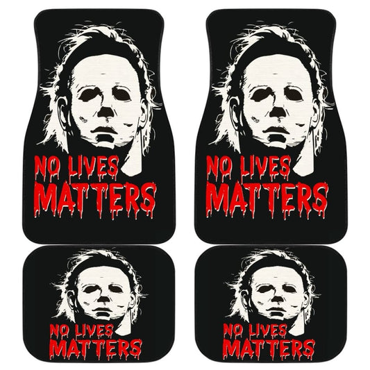 Michael Myers No Lives Mattters Car Floor Mats Movie 210101 - YourCarButBetter