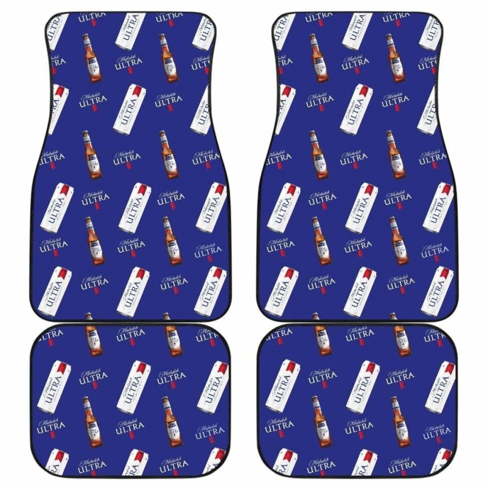 Michelob Ultra Car Floor Mats Beer Lover Gift Idea 195016 - YourCarButBetter