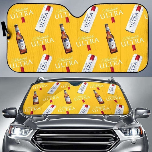 Michelob Ultra Car Sun Shade Auto Sun Visor For Beer Lover 102507 - YourCarButBetter