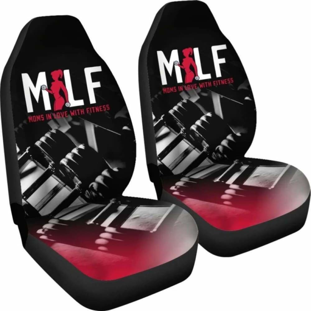 Milf Fitness Car Seat Covers 192609 - YourCarButBetter