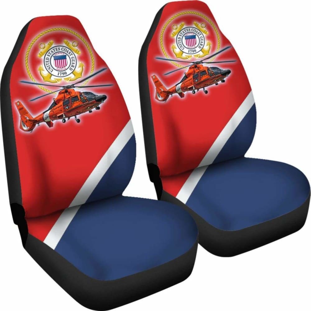 Military Coast Guard Car Seat Covers Set Of 2 110424 - YourCarButBetter