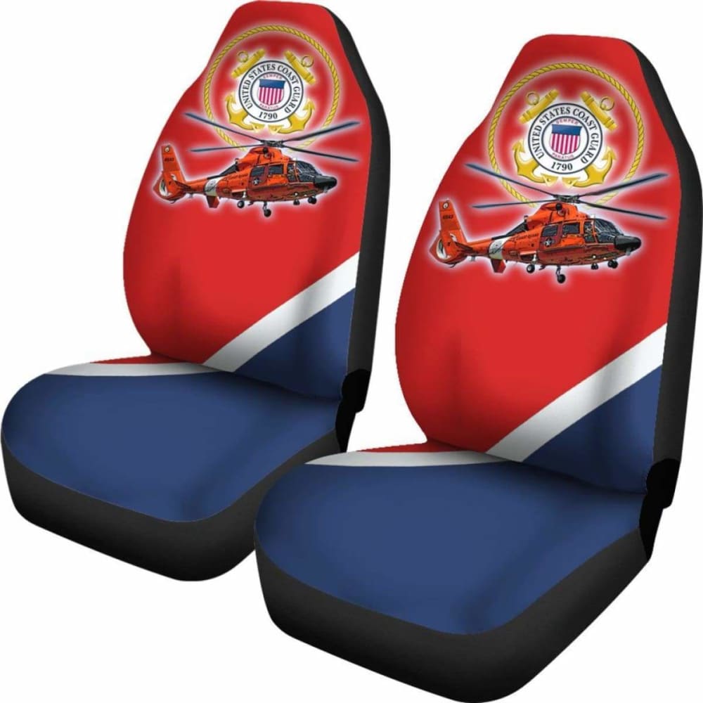 Military Coast Guard Car Seat Covers Set Of 2 110424 - YourCarButBetter