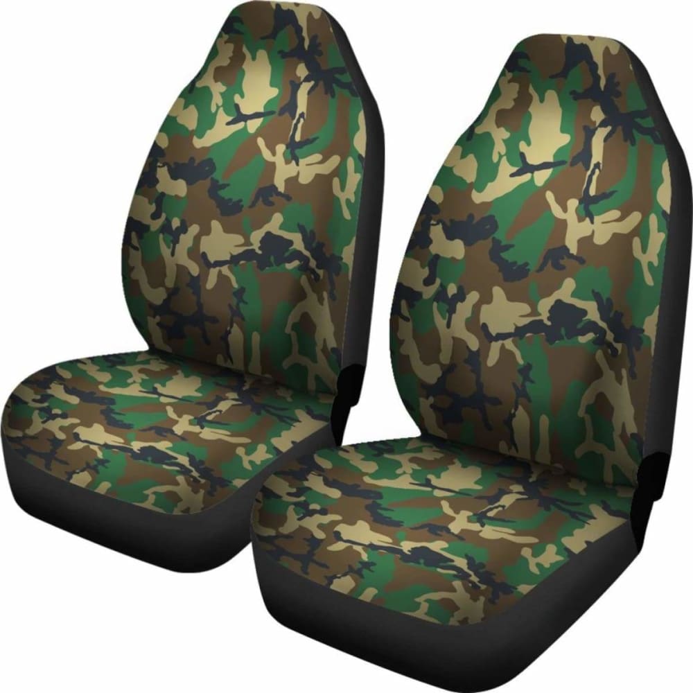 Military Inspired Camo Seat Covers Set Of 2 112608