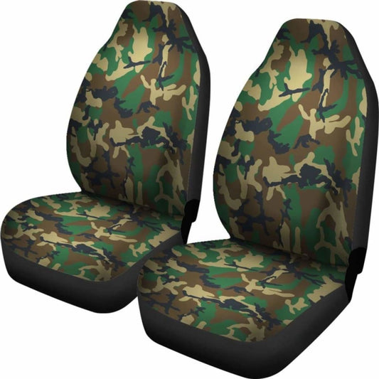 Military Inspired Camo Seat Covers Set Of 2 112608