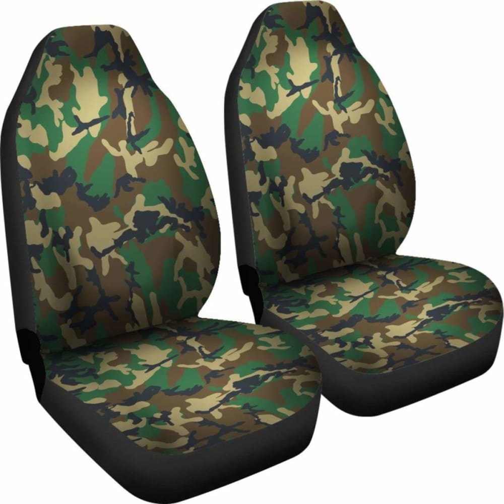 Military Inspired Camo Seat Covers Set Of 2 112608