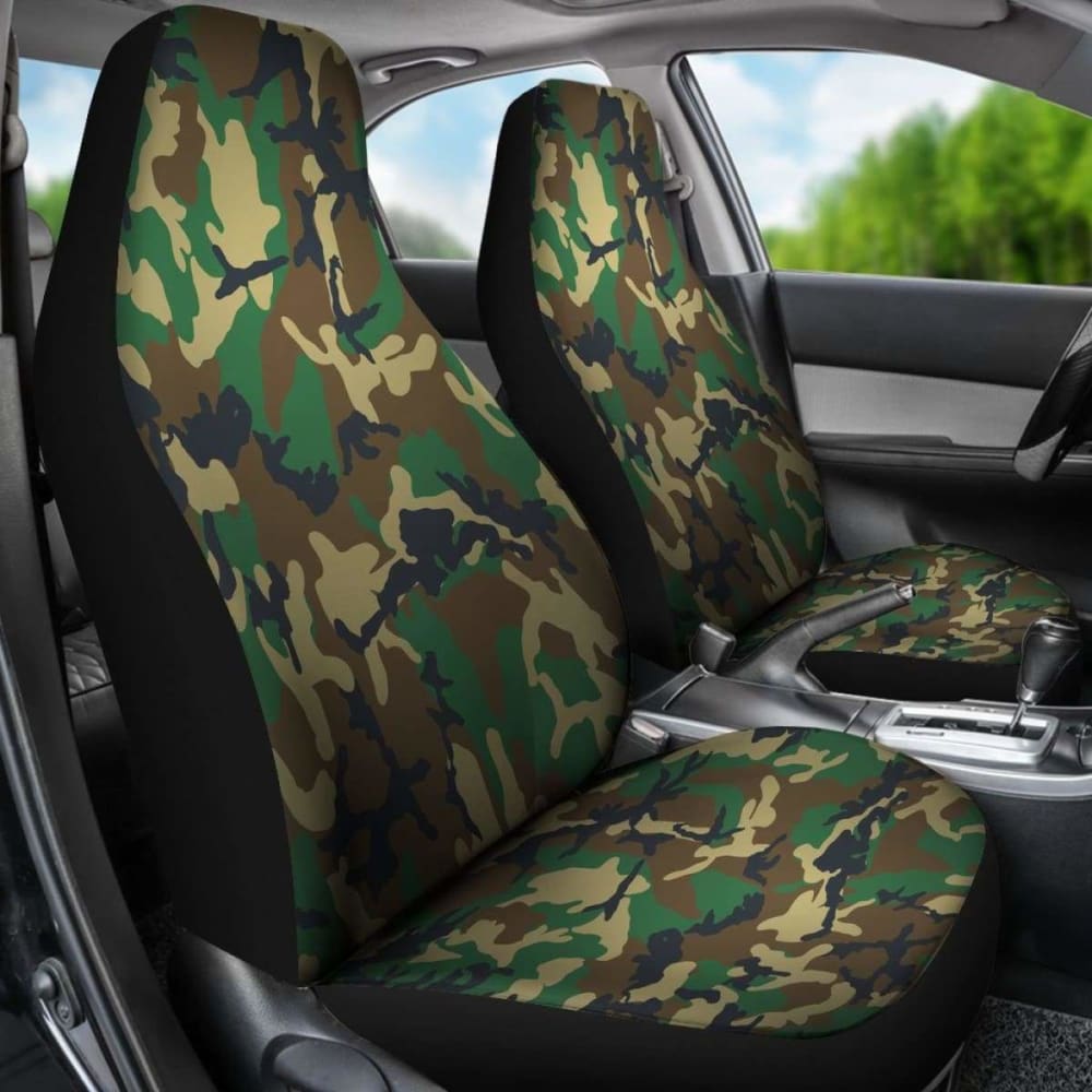 Military Inspired Camo Seat Covers Set Of 2 112608