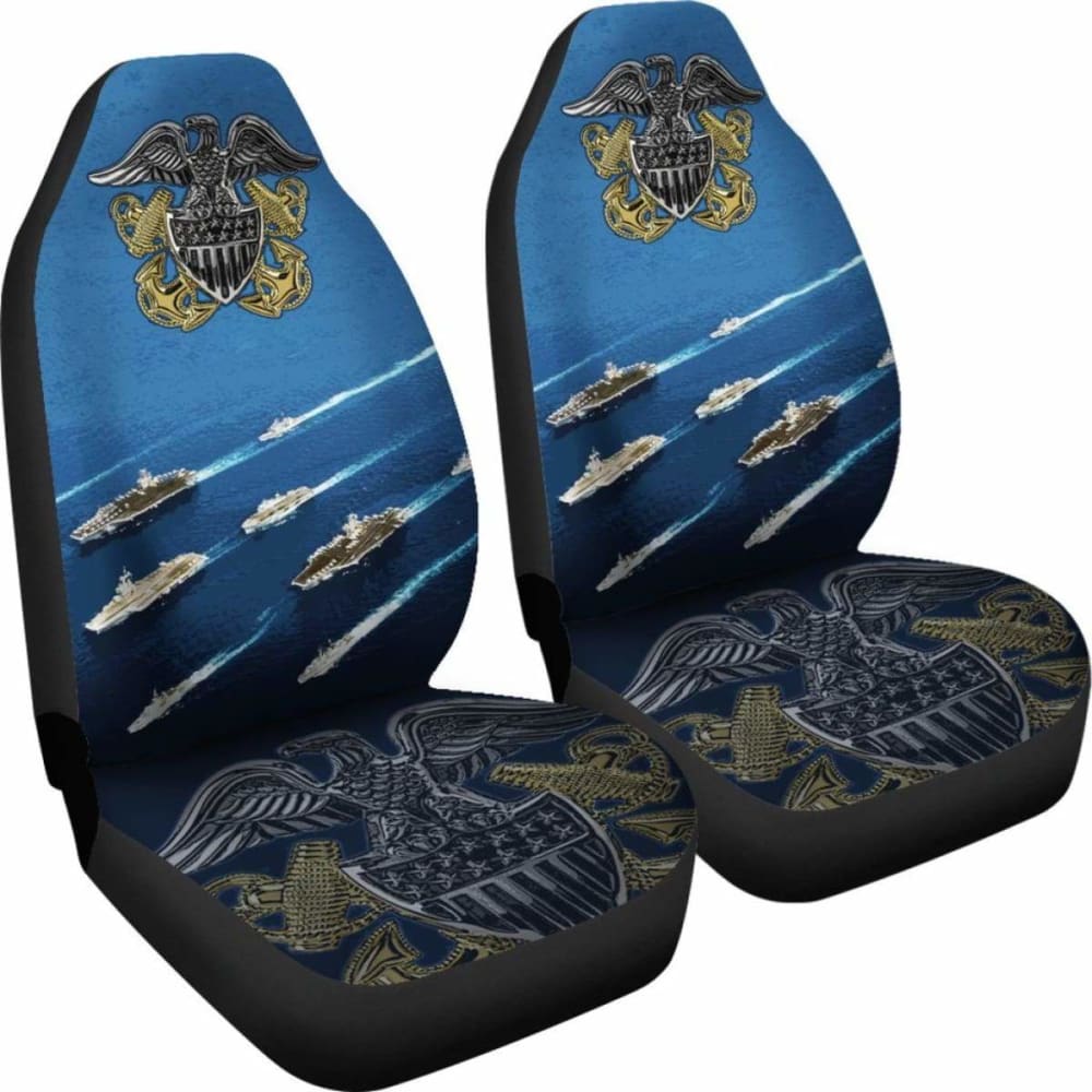 Military Navy Glove Car Seat Covers Set Of 2 110424 - YourCarButBetter