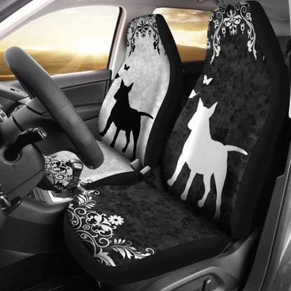 Miniature Bull Terrier Car Seat Covers 110424 - YourCarButBetter
