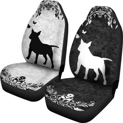 Miniature Bull Terrier Car Seat Covers 110424 - YourCarButBetter