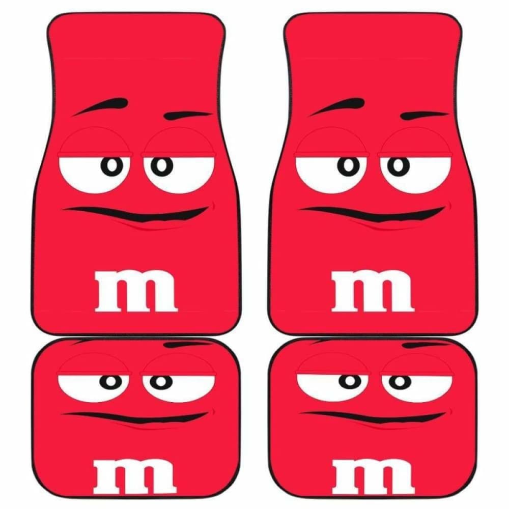 M&M Chocolate Car Floor Mats 094201 - YourCarButBetter