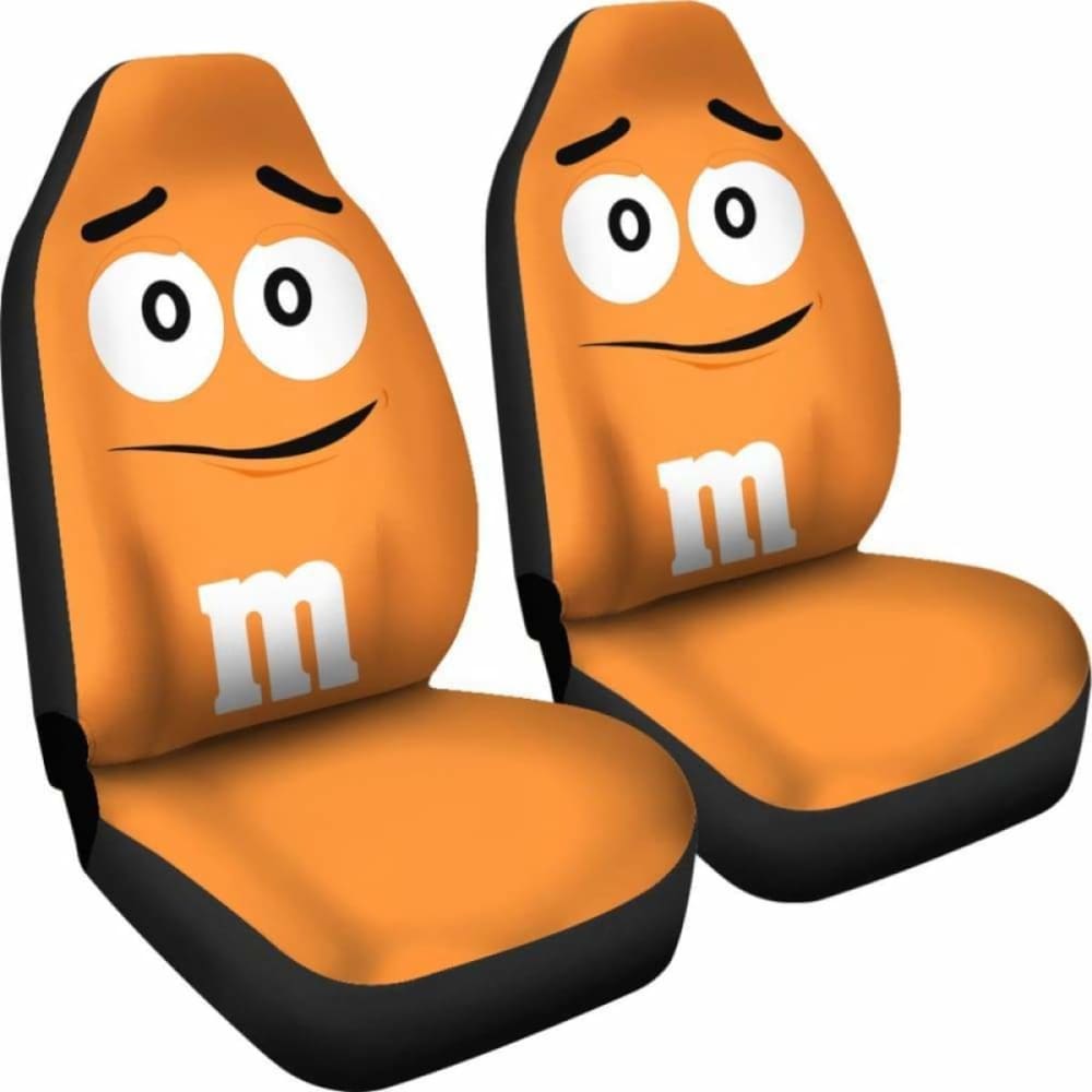 M&M Chocolate Car Seat Covers 1 094201 - YourCarButBetter