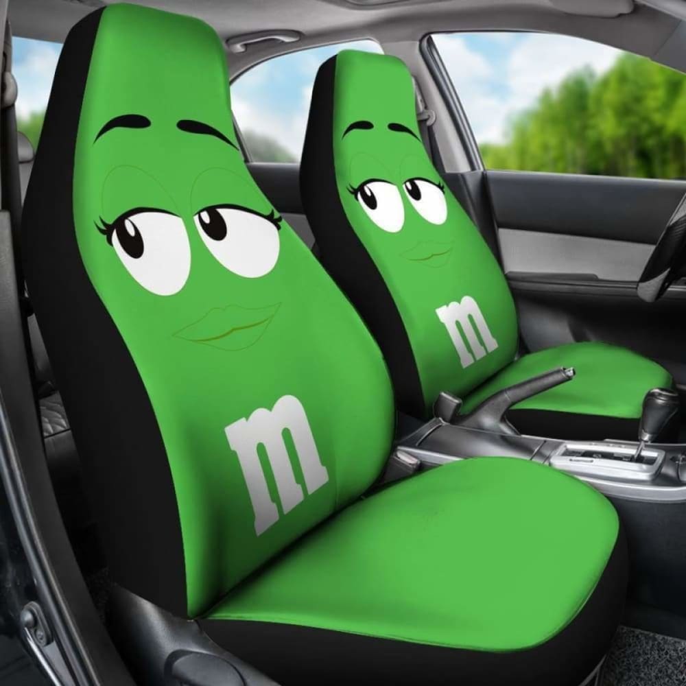 M&M Chocolate Car Seat Covers 2 094201 - YourCarButBetter