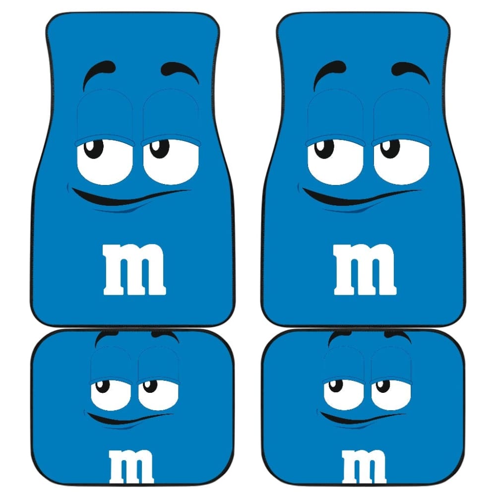 M&M Chocolate Green Front And Back Car Mats 094201 - YourCarButBetter