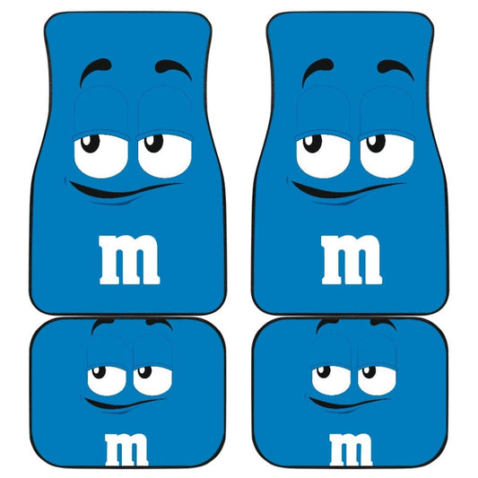M&M Chocolate Green Front And Back Car Mats 094201 - YourCarButBetter