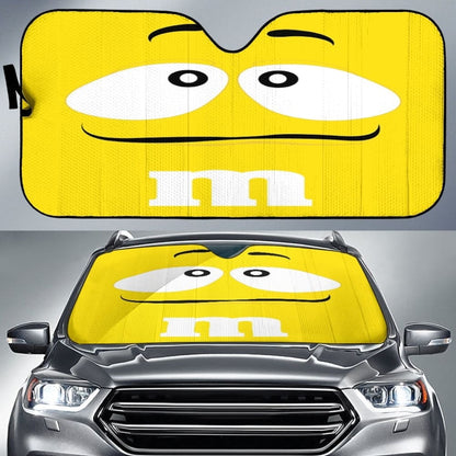 M&M Chocolate Yellow Sun Shade 094201 - YourCarButBetter