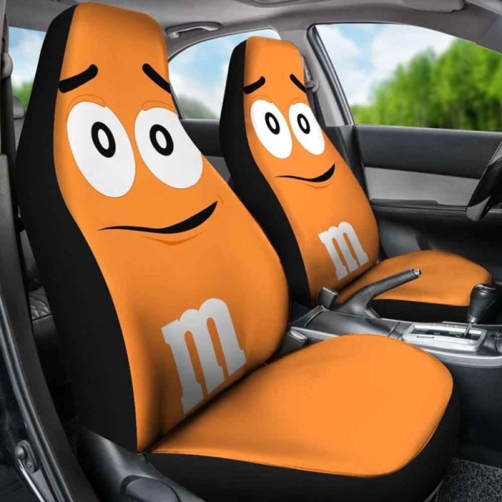 M&M Orange Chocolate Seat Covers 094201 - YourCarButBetter