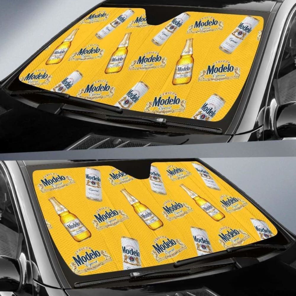 Modelo Especial Car Sun Shade Auto Sun Visor For Beer Lover 102507 - YourCarButBetter